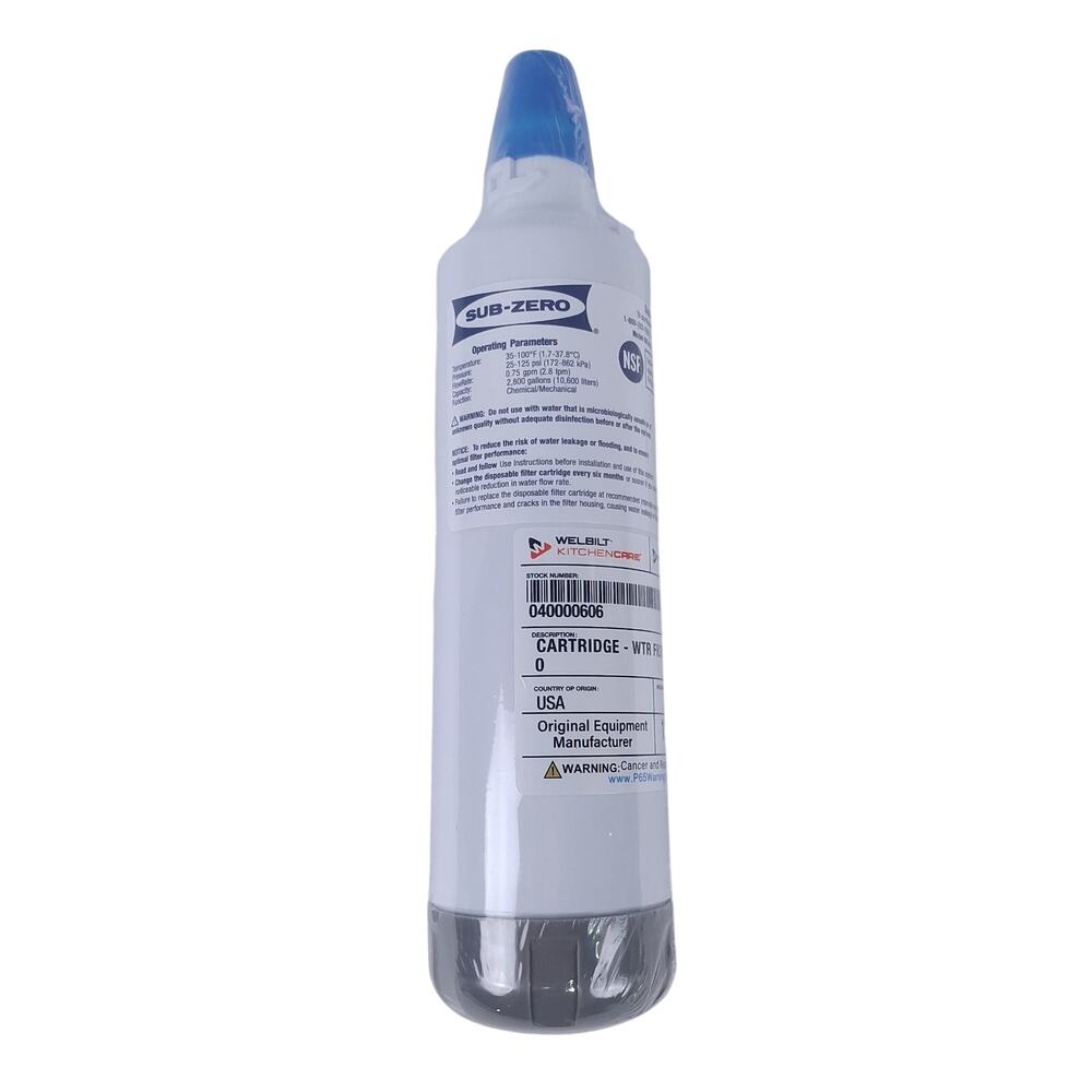 Sub-Zero Water Filter Cartridge Model 56145 Replacement Refrigerator Ice Filter